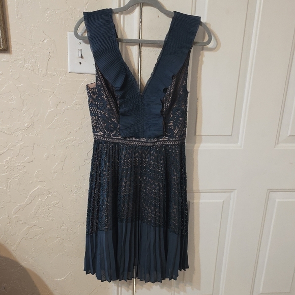 French Connection Teal Dress - Picture 4 of 12